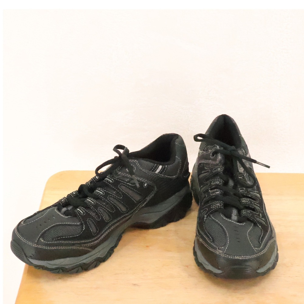 Skechers Afterburn Memory Foam Sneakers 50125EWW Mens Size 10 Wide Cross Train